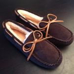 Top 100% Naturaalne Karusnahk Ehtne Nahk Naiste Lamedad Kingad Uus Mood Naiste Mokassiinid Vabaaja Loafers Soojad Talvised Kingad 43 &scaron;okolaad