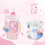 1-osaline armas multifilmi ID-kaardi hoidik &otilde;pilastele m&otilde;eldud pl&uuml;&uuml;sile Lovely Animal Kpop Idol fotokaardi &uuml;mbris, sisset&otilde;mmatav kaardikaitse roosa