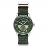 AVI-8 Flyboy Airmaster Sector Meca-Quartz Roheline Rohelise Nailonrihmaga Roheline T&auml;hik Meeste Kell AV-4112-02 roheline