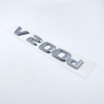 3D Letters V250d V300d NIGHT EDITION ABS embleem Mercedes Benz V klassi W447 auto poritiiba m&auml;rgi pagasiruumi nimesilt logo kleebis silver V200d