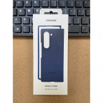 Samsung Galaxy Z Fold6 Z Fold 6 Kindsuit Case Pehme siidise puutega kaitsev nahast kate Dark Blue