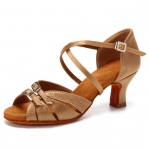 Professionaalsed ladina tantsujalatsid Satin Salsa tantsujalatsid Ballroom Tango -tantsukingad naistele 40