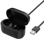 K&otilde;rvaklappide laadimis&uuml;mbris Jabra Elite 75t/Active 75t Bluetooth-&uuml;hilduva juhtmevaba k&otilde;rvaklappide laadija jaoks koos USB-kaabliga
