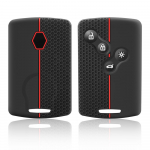 Silikoonkaardi v&otilde;tme&uuml;mbrise tarvikud Renault Megane 2 3 Scenic Laguna Clio Captur Duster Logan Trafic Koleos Fluence Zoe kaanele punane