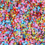 ILMA AUguta Pol&uuml;meersavist Lillek&auml;sit&ouml;&ouml; Lame Tagak&uuml;lg DIY Kaunistuseks 250000/500000 tk 02 500000Pcs 1000g