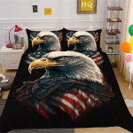 Kotka voodipesukomplekt poistele ja meestele, udusulekatte katted, padjap&uuml;&uuml;rid 2/3 tk, King Queen voodi 3D tr&uuml;kitud loomakatte komplekt Baby 100x135cm