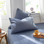 1 paar &uuml;hev&auml;rvilist ruudulist tr&uuml;kitud padjap&uuml;&uuml;ri pehme puuvillane padjap&uuml;&uuml;r, katted 30x50 40x60 48x74 padjap&uuml;&uuml;r voodi kodukaunistuseks 48x74cm-1 pair