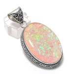 Natural Pink Triplet Opal 925 Sterling Silver Jewelry Pendant 2.25 c7a92