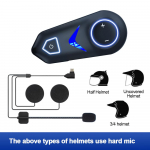 Z19 mootorratta Bluetooth-kiivriga peakomplekt 5.3 veekindel k&otilde;rge bassiga k&otilde;rvaklapid Roise Reduction k&otilde;rvaklapid RGB valgusega suusatamiseks s&otilde;itmiseks