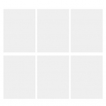 6 lehte tikandi stabilisaator vees lahustuv paber DIY tikandite &uuml;lekandepaber Prinditav tikandimustrid &uuml;lekandepaber 6pcs