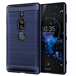 Luksuslik s&uuml;sinikkiust &uuml;mbris SONY Xperia XZ2 Premium jaoks P&otilde;rutuskindlad silikoonist &uuml;mbrised Sony XZ2 premium jaoks Tagakaas Coque Fundas Xperia XZ2 Premium