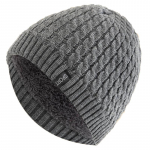 Unisex Spordim&auml;rgis Kootud M&uuml;ts Mood Talve Beanie M&uuml;tsid naistele ja meestele Palus karusnaha voodriga soe talvem&uuml;ts 55cm-58cm hall