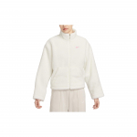 Nike &uuml;hev&auml;rviline p&uuml;stkraega lukuga vabaaja lai paks fliisjakk naistele Jakid Sail-White FV4009-133 S