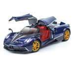 1/24 Pagani Huayra Dinastia Valatud Metallisulamiga Auto Mudel M&auml;nguasjad 4 Ust Avatavad Heli Ja Valgus T&otilde;mmatav Tagasi Spordis&otilde;idukid Lastele Kingituseks valge