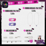 [ETTETELLIMINE] BABYMONSTER 1. T&Auml;ISALBUM [DRIP] POP-UP STORE (8-11) 11.Hair Pin Set