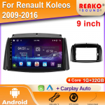 9 Android RAM 4G ROM 64G Renault Koleos 2009-2016 jaoks auto dvd gps-navigatsiooniraadio multimeediam&auml;ngija stereo peak unit 4 core 1GB+32GB carplay