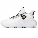 Hingavad valged meeste vabaajajalatsid, mugavad platvormjalatsid, trendikad tudengite jooksujalatsid, paeltega vabaajajalatsid 44 valge