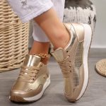 Mood 2024 Naiste V&otilde;rk-tennised Patchwork Pael-kingad Naistele Kerged Naiste Kingad Klassikalised Mitmek&uuml;lgsed Zapatillas De Mujer 43 kuld