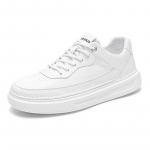 Uued kvaliteetsed meeste vabaajajalatsid Klassikalised kvaliteetsest nahast k&auml;imisjalatsid Mugavad pehmed &auml;ridisaini valged kingad 39