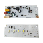 3 tk k&uuml;lmiku LED-valgusti juhtplaadi komplekt W10515058+W10515057 Whirlpool Kenmore k&uuml;lmiku LED-valgusplaadi jaoks CHINA