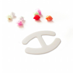 1 tk n&auml;htamatu rinnahoidja pandla klamber, reguleeritav H-kujuline pulmarinnahoidja rihma klambrihoidja aluspesu tarvik valge