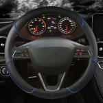 Auto rooli kate Mikrokiudnahk 38cm Libisemisvastane Seat Tarraco Arona Ateca Ibiza Toledo Mii Leon Arosa Exeo ST FR