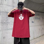 Uus l&uuml;hikeste varrukatega T-s&auml;rk meestele suvel, Korea stiilis trend, lihtne poolvarrukatega topp, Hongkongi stiilis vaba vabaaja br&auml;ndi T-s&auml;rk M must