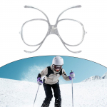 Ski Goggles Insert Adapter Inner Frame Easy to Use Non Slip Flexible Transparent Portable for