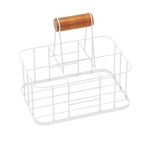 Korduvkasutatav 6 pakki &otilde;llepudeli kandja joogihoidja s&uuml;sinikterasest vastupidav baar, lik&ouml;&ouml;r veini &otilde;lleresti korvi tassi korraldaja hall v&auml;rv