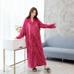 Naiste talve pikad soojad koduriided Coral Velvet hommikumantel &uuml;hev&auml;rvilised pidžaamad flanell pidžaamad hommikumantel hommikumantel XL