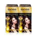 Scios Oleo Premium Gray Cover Hair Dye, 4N Rich Chocolate, 2 pieces beige
