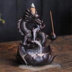 Lotus Dragon keraamilised kodukaunistused Waterfall Backflow viirukip&otilde;leti Viirukipulgahoidja Dragon Censer