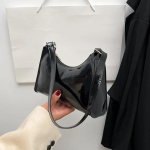 Retro &uuml;hev&auml;rviline PU-nahast &otilde;lakott kaenlaaluste kott Naiste mood k&auml;ekotid vabaaja rahakotid naiste k&auml;ekotid must