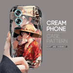 Armas koomiksimustriga kreemjas tekstuuriga korpus, lainelise servaga pehme silikoonkaanega telefoni&uuml;mbris OPPO Reno Realme jaoks Realme 12 Pro 5G must