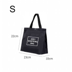 Kaasaskantavad kotid V&auml;lismood L&otilde;uendikotid Supermarket Kaasaskantavad Keskkonnakaitse Ostukotid Oxfordi riidest toidupoed Suure mahutavusega riidest kott S must