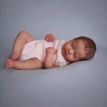 Elutruud Reborn beebinukud Silikoonist t&auml;iskehaga t&uuml;druk LouLou 19'' 49cm Veekindel du&scaron;im&auml;nguasi K&auml;sitsi juurdunud juustega beebinukud lastele alates 3. eluaastast full silicone girl