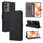 Nahkne klapiga kate Cubot A10-le, mis katab kogu keha ja on RFID-blokeerimisega. for Cubot A10 must