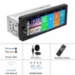 TOYOUSONIC 6,9 puutetundlik raadio Universaalne multimeedia videopleier 1D WiFi Carplay Auto Stereo GPS Navigatsioon IPS NO DVD 6.86-radio