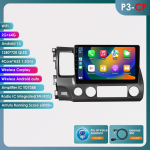 HIzpo Autoradio 2Din Android 13 autoraadio, Honda Civic 2006&ndash;2011 Multimeedia videopleier GPS-navigatsioon RDS 4G Carplay peaseade Carplay P3CP 4Core 2G 64G AI