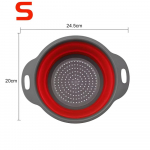 &Uuml;mmargune kokkuklapitav kurn BPA-vaba puuvili K&ouml;&ouml;giviljad Pesemine Drenaažikorv K&ouml;&ouml;kkurn Kurn Pestav n&otilde;udepesumasinas