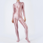 Naiste klubi tantsuetenduse kost&uuml;&uuml;m Skinny Jumpsuit Full Body Bodystocking Rash Guard sukeldumiseks Surfamine Jooga Poletants XL roosa