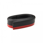 2,5M auto esikaitseraua huule kummist universaalne kaitseraua kaitse s&uuml;sinikkiust kummist auto p&otilde;rkeraua kaitsmed eesmine p&otilde;rkeraua must