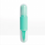 4tk/komplekt Kaasaskantav meigipintslikomplekt Minipuuder lauv&auml;rv Esilet&otilde;stja Pintsel Skaleeritavad pehmed meigipintslid T&ouml;&ouml;riistad