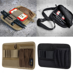 Multifunktsionaalne taktikaline-modulaarne organiseerija sisestuskott EDC v&otilde;rgutasku v&otilde;tmehoidja koti jaoks, rahakoti rihm, utiliit Admin Faste must