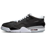 Air Jordan 4 RM Black Metallic Meeste Tossud Fire-Red Wolf-Grey White HV5184-010 47.5