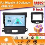 4G Carplay 2din Android Auto Raadio Multimeedia Videopleier Mitsubishi Outlanderile 2008-2011  Navigatsioon GPS Stereo Peaseade BT 4 core 2GB+32GB carplay