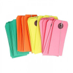 80 &eacute;tiquettes de couleur avec fil m&eacute;tallique