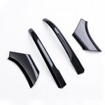 Toyota RAV4 XA50 2019-2021 2022 2023 2024 RAV 4 h&uuml;briid-ABS-auto tahavaatepeegli dekoratiivriba kaanedetailide raami kleebiste jaoks