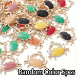 5/10/20 tk Mereelukaelake Lihtne ja Elegantne &Uuml;hev&auml;rviline Krabi V&otilde;tmehoidja Ise-tehtud Ripats Sulam Tilk &Otilde;li Kaelakee K&auml;ev&otilde;ru Aksessuaarid Random Color 5pcs