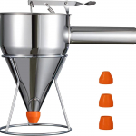 Roostevabast terasest kaheksajala pallide taigna dosaator eemaldatava kaane ja tila abil.